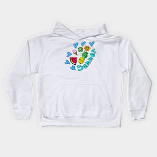 Summer Smiles Kids Hoodie